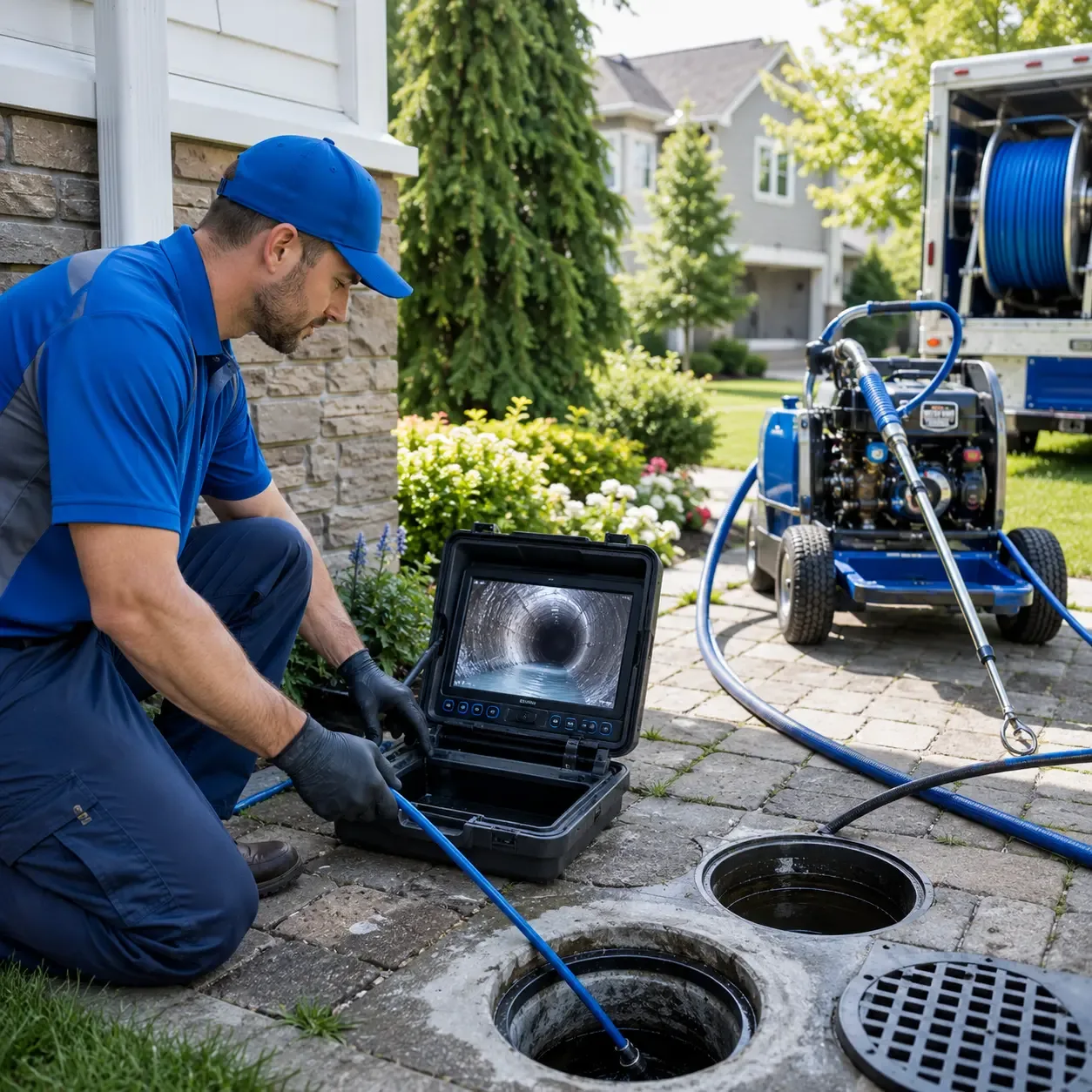 Outdoor drain cleaning professionals serving Durand, WI